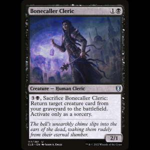 MTG Bonecaller Cleric Commander Legends: Battle for Baldur's Gate clb#117