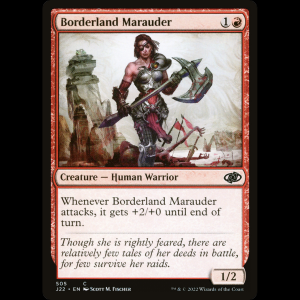 MTG Borderland Marauder Jumpstart 2022 j22#505