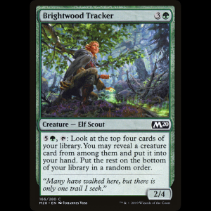 MTG Rastreadora de Bosque Fulgente (Brightwood Tracker) Core Set 2020 m20#166