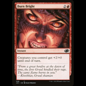 MTG Burn Bright Jumpstart 2022 j22#508