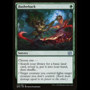 MTG Contraemboscada (Bushwhack) The Brothers' War bro#174