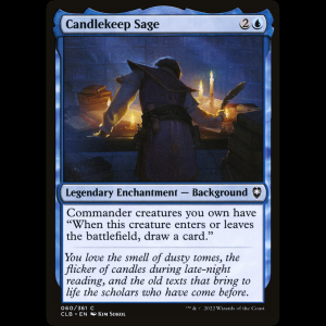 MTG Candlekeep Sage Commander Legends: Battle for Baldur's Gate clb#60