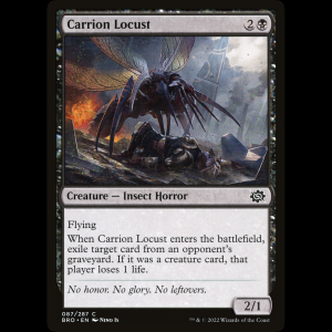 MTG Langosta carroñera (Carrion Locust) The Brothers' War bro#87