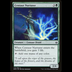 MTG ケンタウルスの養育者 (Centaur Nurturer) War of the Spark war#156