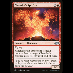 MTG Chandra's Spitfire Jumpstart 2022 j22#515