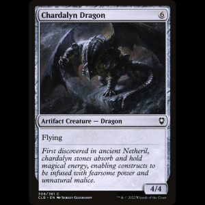 MTG Chardalyn Dragon Commander Legends: Battle for Baldur's Gate clb#306