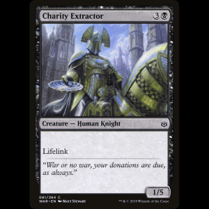 MTG 募金取り (Charity Extractor) War of the Spark war#81
