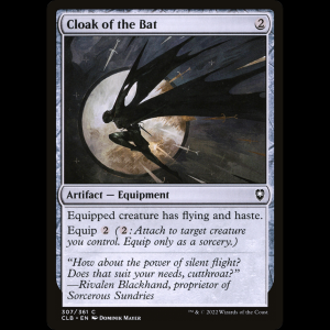 MTG Cloak of the Bat Commander Legends: Battle for Baldur's Gate clb#307