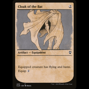 MTG Capa de murciélago (Cloak of the Bat) Commander Legends: Battle for Baldur's Gate clb#443