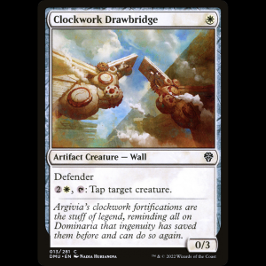 MTG Puente levadizo mecánico (Clockwork Drawbridge) Dominaria United dmu#13