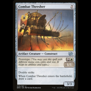 MTG Trilladora de combate (Combat Thresher) The Brothers' War bro#35