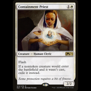 MTG Sacerdotisa de la mesura (Containment Priest) Core Set 2021 m21#13