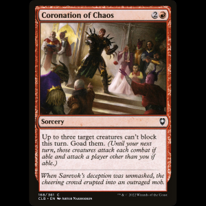 MTG Coronation of Chaos Commander Legends: Battle for Baldur's Gate clb#168