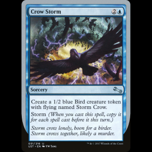 MTG Crow Storm Unstable ust#31