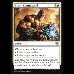 MTG Crush Contraband Neon Dynasty Commander nec#82