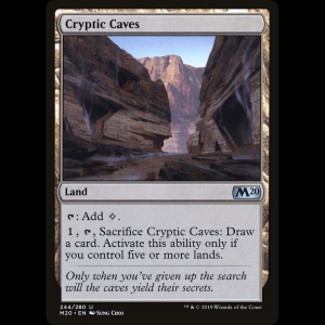 MTG Cuevas crípticas (Cryptic Caves) Core Set 2020 m20#244