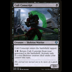 MTG Recluta sectario (Cult Conscript) Dominaria United dmu#88