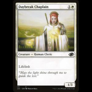 MTG Daybreak Chaplain Jumpstart 2022 j22#171