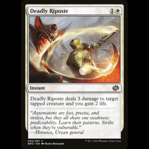 MTG Contragolpe mortal (Deadly Riposte) The Brothers' War bro#5