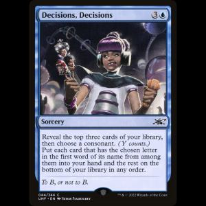 MTG Decisions, Decisions Unfinity unf#44