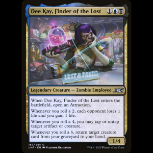 MTG Dee Kay, Finder of the Lost Unfinity unf#167