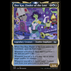 MTG Dee Kay, Finder of the Lost Unfinity unf#259