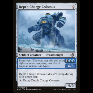 MTG Coloso cargaprofunda (Depth Charge Colossus) The Brothers' War bro#78