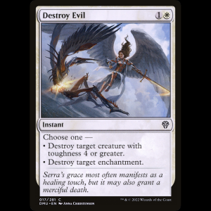 MTG Destruir el mal (Destroy Evil) Dominaria United dmu#17