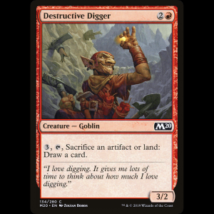 MTG Excavador destructivo (Destructive Digger) Core Set 2020 m20#134