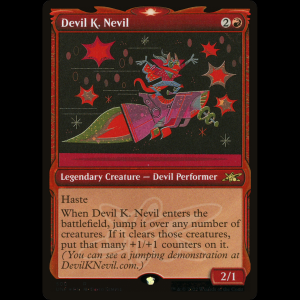 MTG Devil K. Nevil Unfinity unf#500