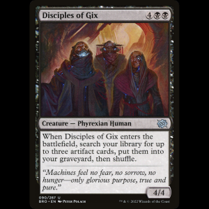 MTG Discípulos de Gix (Disciples of Gix) The Brothers' War bro#90