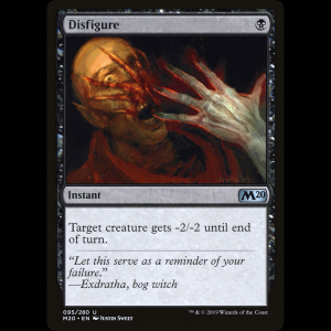 MTG Desfigurar (Disfigure) Core Set 2020 m20#95