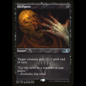 MTG Desfigurar (Disfigure) Core Set 2020 Promos pm20#95