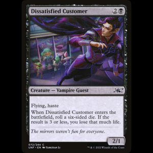 MTG Dissatisfied Customer Unfinity unf#72
