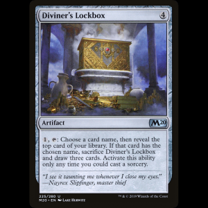 MTG Cofre de adivinación (Diviner's Lockbox) Core Set 2020 m20#225
