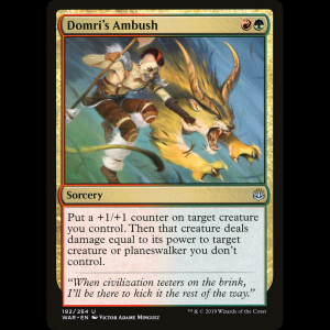 MTG Emboscada de Domri (Domri's Ambush) War of the Spark war#192