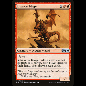 MTG Mago dragón (Dragon Mage) Core Set 2020 m20#135