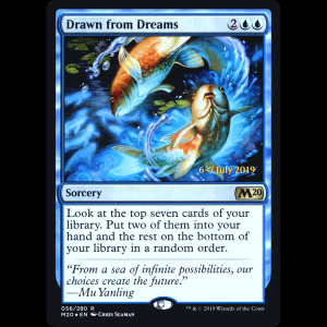 MTG Extraer de los sueños (Drawn from Dreams) Core Set 2020 Promos pm20#56s