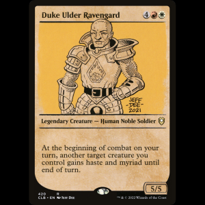 MTG Duke Ulder Ravengard Commander Legends: Battle for Baldur's Gate clb#420