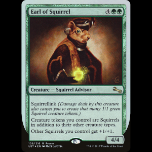MTG Earl of Squirrel Unstable Promos pust#108