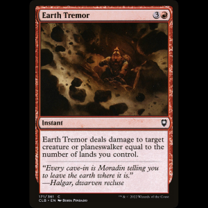 MTG Earth Tremor Commander Legends: Battle for Baldur's Gate clb#171