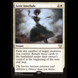 MTG Eerie Interlude Duel Decks: Blessed vs. Cursed ddq#8