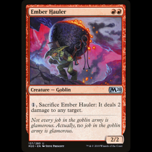 MTG Cargador de brasas (Ember Hauler) Core Set 2020 m20#137