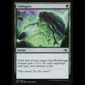 MTG Embiggen Unfinity unf#137