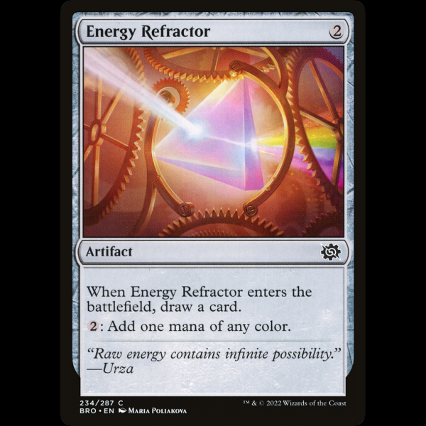 MTG Energy Refractor The Brothers' War bro#234 - Madtoyz MTG Energy Refractor The Brothers' War bro#234 - Madtoyz