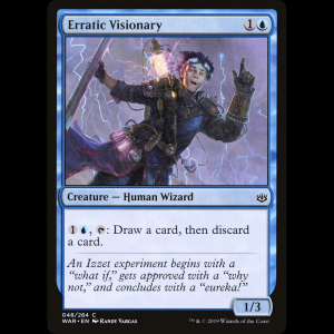 MTG Visionario errático (Erratic Visionary) War of the Spark war#48