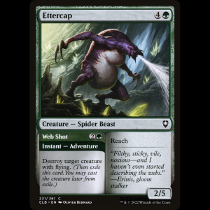 MTG Ettercap // Web Shot Commander Legends: Battle for Baldur's Gate clb#231