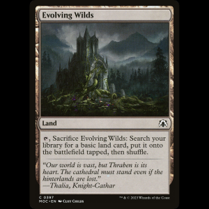 MTG Evolving Wilds March of the Machine Commander moc#397