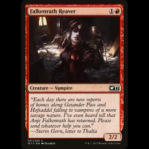 MTG Desgarradora Falkenrath (Falkenrath Reaver) Welcome Deck 2017 w17#21