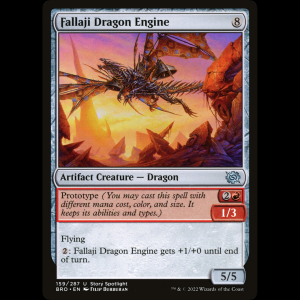 MTG Dragón mecánico fallaji (Fallaji Dragon Engine) The Brothers' War bro#159